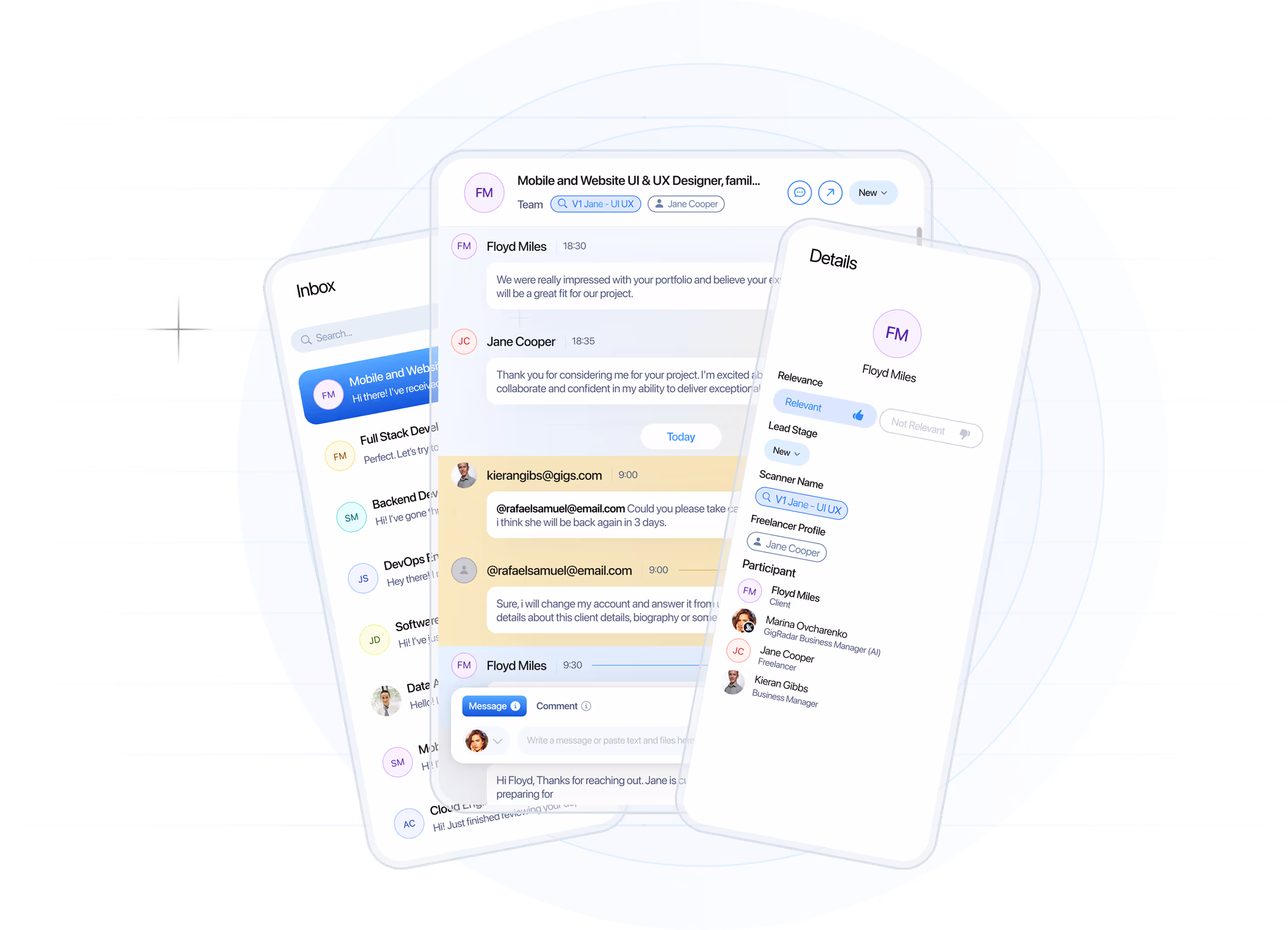 GigRadar CRM features